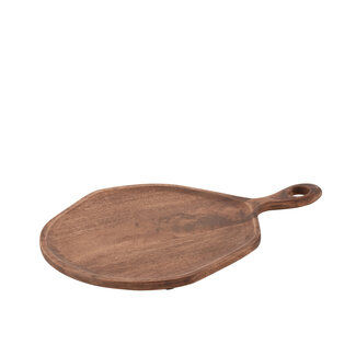 J-Line Dienblad Goa Mangohout Bruin Medium