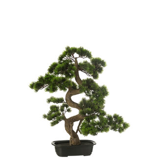 J-Line Dennenbonsai Kunstgroen Groot