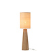 J-Line Tafellamp Paraplu Ailanthus Hout Naturel Klein
