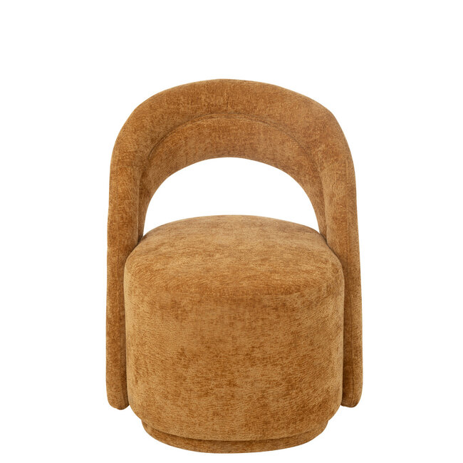 J-Line Accentstoel Textiel Oker