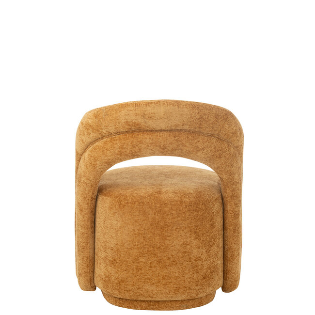 J-Line Accentstoel Textiel Oker