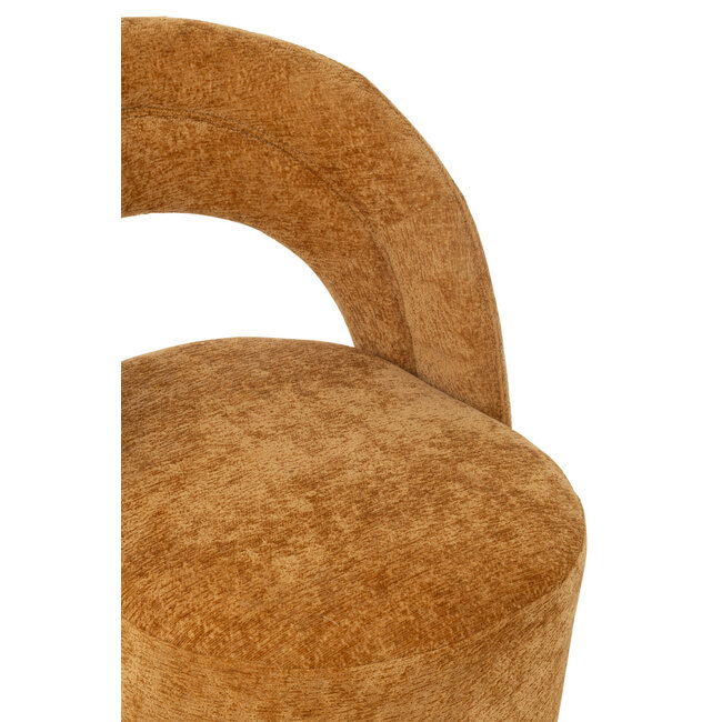 J-Line Accentstoel Textiel Oker