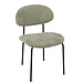 J-Line Eetkamerstoel Textiel/Metaal Mintgroen