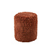 J-Line Poef Cilinder Shaggy Polyester Baksteen