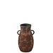 J-Line Vaas Amfore Terra Bruin/Roest Medium