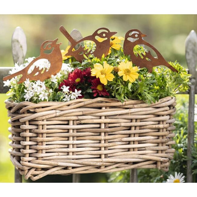 Dream-Garden Plantensteker drie vogels 18x11cm