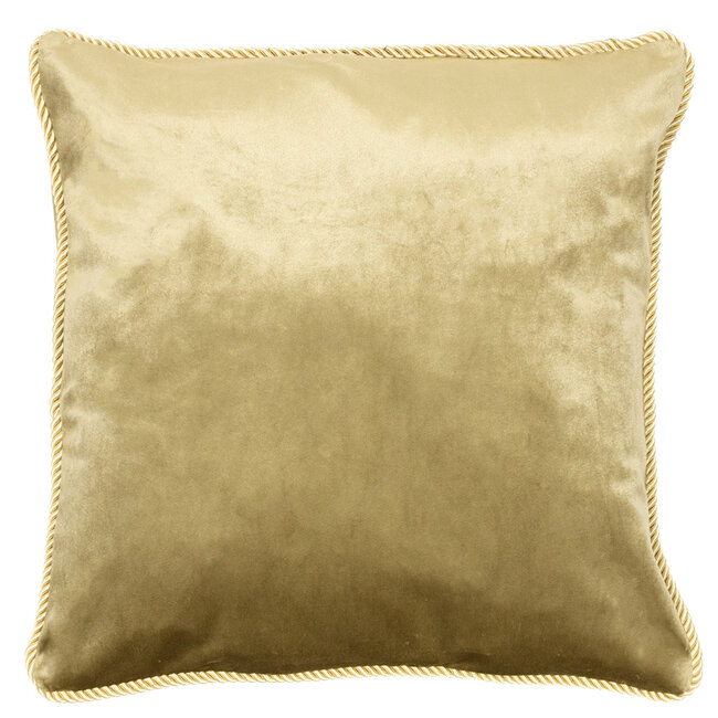 Mars & More Kussen fluweel goud goud 45x45cm