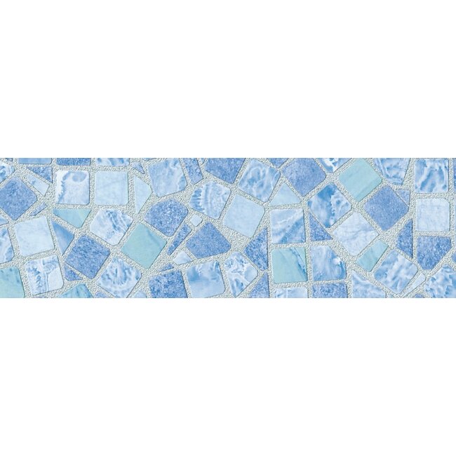 2Lif Mosaic Zelfklevende Folie Mini rol blauw 45cmx2mtr