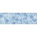 2Lif Mosaic Zelfklevende Folie Mini rol blauw 45cmx2mtr