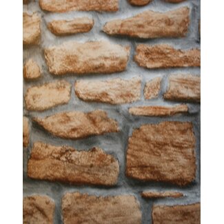 2Lif Stone Wall Zelfklevende Folie Mini rol multi 45cmx2mtr