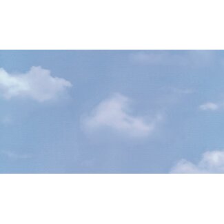2Lif Clouds Zelfklevende Folie Mini rol blauw 45cmx2mtr