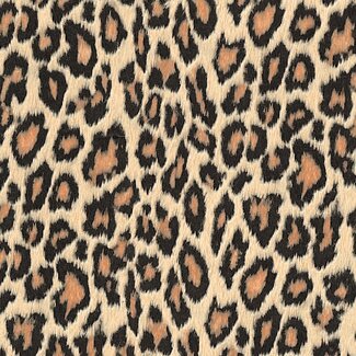 2Lif Leopard Zelfklevende Folie Mini rol bruin 45cmx2mtr