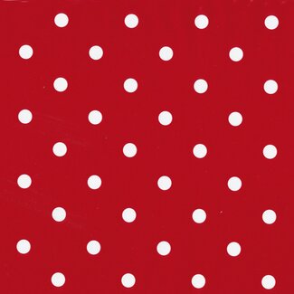 2Lif Dots Zelfklevende Folie Mini rol rood 45cmx2mtr