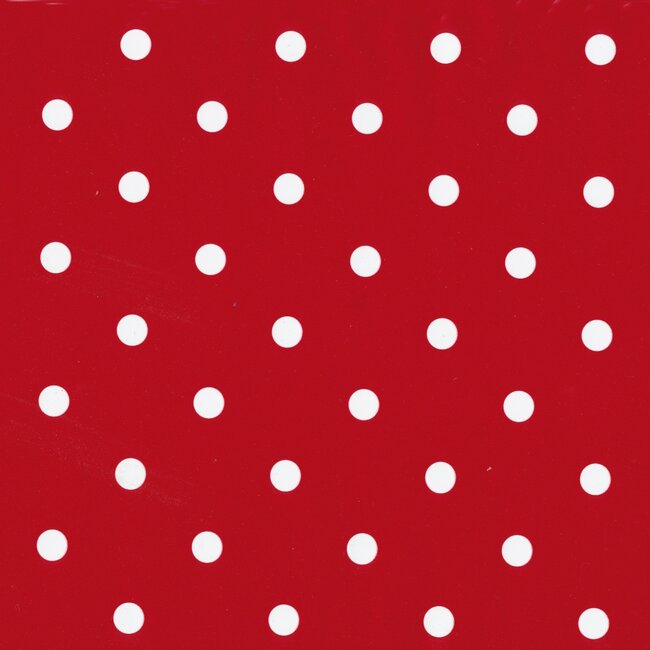 2Lif Dots Zelfklevende Folie Mini rol rood 45cmx2mtr