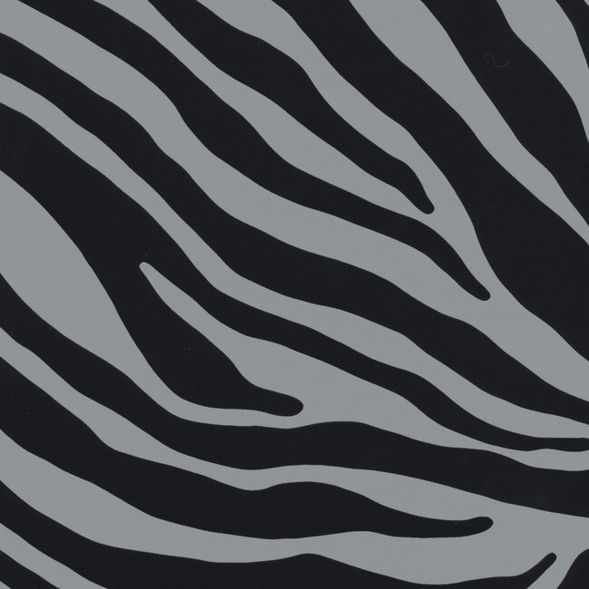 2Lif Zebra Zelfklevende Folie Mini rol grijs 45cmx2mtr