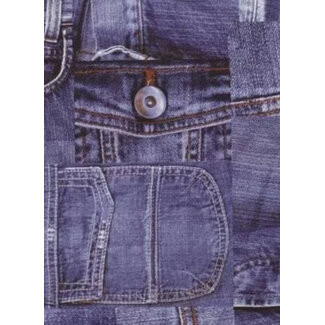 2Lif Jeans Zelfklevende Folie Mini rol multi 45cmx2mtr