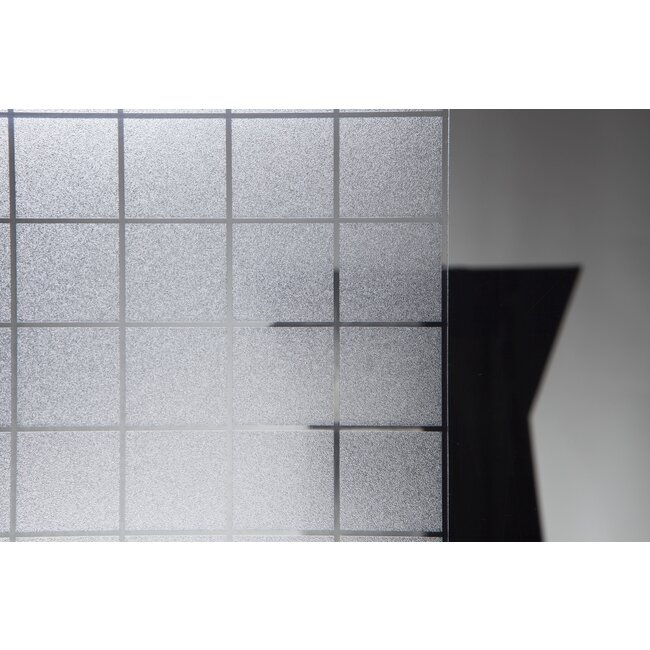 2Lif Square Statische raamfolie Mini rol transparant 45cmx1,5mtr