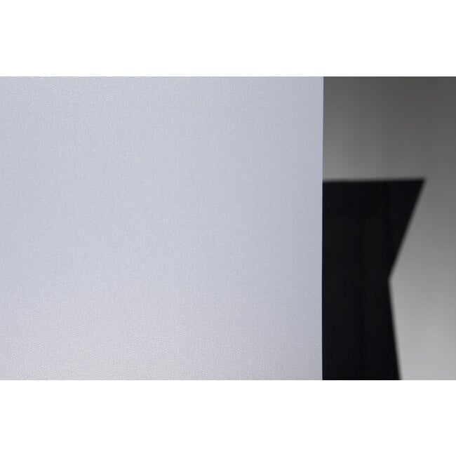 2Lif Frost White Statische raamfolie Mini rol transparant 67,5cmx1,5mtr