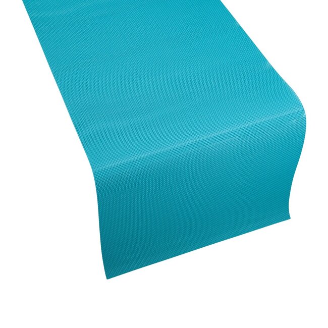 2Lif Orlando Outdoor Tafelloper aqua blauw 30x240cm