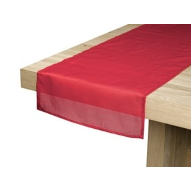 2Lif Como Tafelloper rood 45x240cm