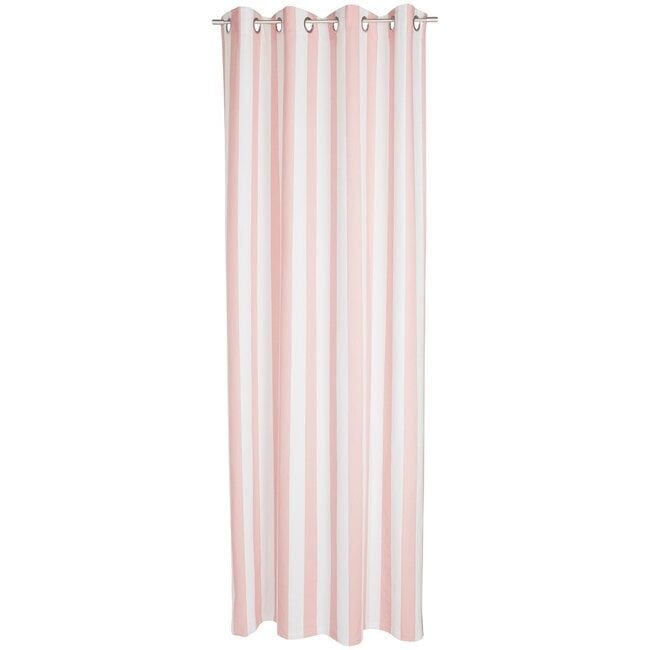 2Lif Mireille curtain pink 140 cm x 260 cm 8 rings