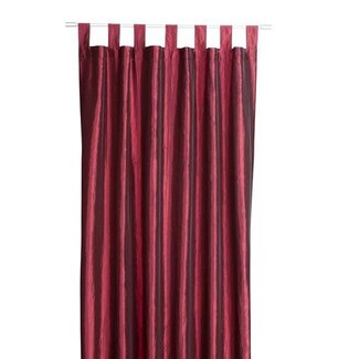 2Lif New York curtain bordeaux 135 cm x 260 cm with loops