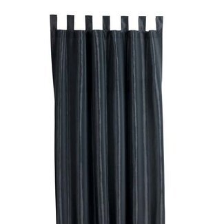 2Lif New York curtain black 135 cm x 260 cm with loops