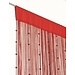 2Lif Helena Pearls Draadgordijn rood/rood 90x250cm