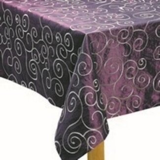 2Lif Florence Tafelkleed Textiel paars 140x140cm
