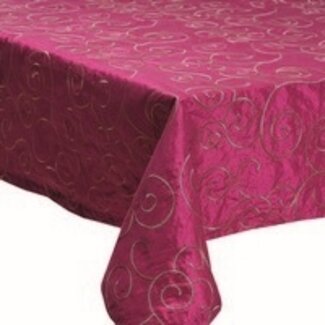 2Lif Florence Tafelkleed Textiel roze 140x140cm
