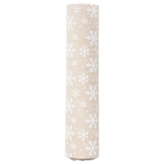 2Lif Crystal Tafelband beige 30cmx3mtr (rolled) (20 in box)