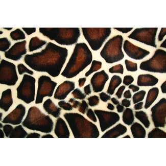 2Lif Giraffe animal velvet Deco 150 cm x 2,5 mtr