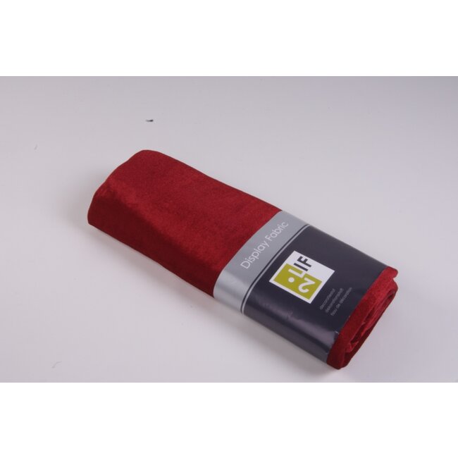 2Lif Deco velvet warm red 140 cm x ± 3 m