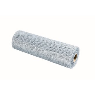 2Lif Cottonnet Tafelband 9440 zilver 26cmtrx3mtr (rolled)