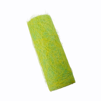 2Lif Decoweb Fancy Tafelband geel/groen 30cmx25mtr