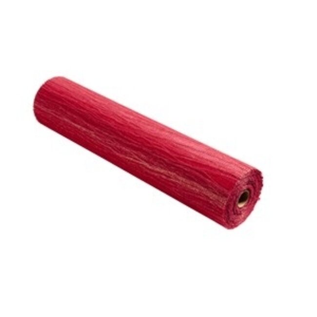 2Lif Wave Metallic Tafelband rood/goud 53cmx20mtr (rolled)