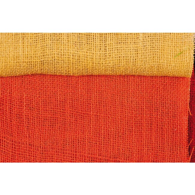 2Lif Jute Tafelband 3160 oranje 50cmx9,1mtr (rolled)