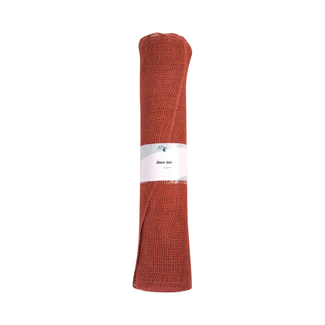 2Lif Jute Tafelband 7431 bruin 50cmx9,1mtr (rolled)