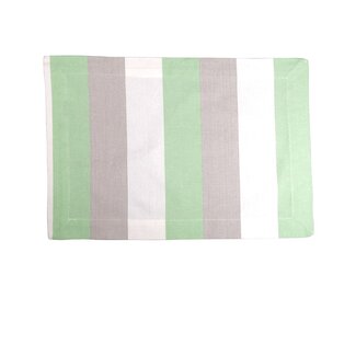 Linen & More Classic Stripe Placemat l.groen 35x50cm