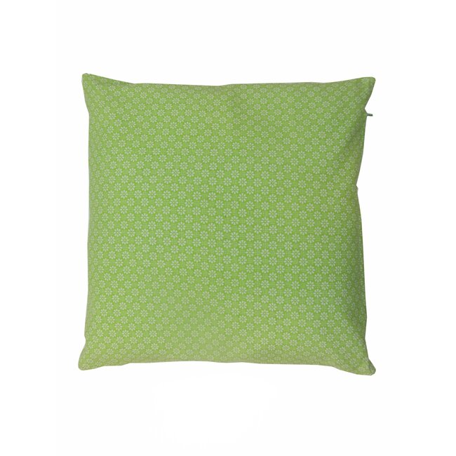 Linen & More Daisy kussen groen 45x45cm