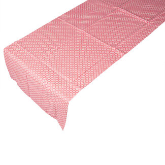 Linen & More Daisy Tafelloper Strawberry 50x140cm