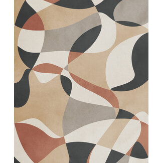 Linen & More Modern Wandkleed fotoprint 120x140cm