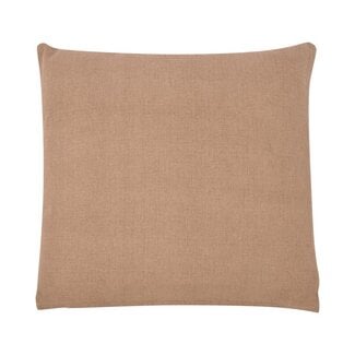 Linen & More Solid Canvas kussen taupe 45x45cm