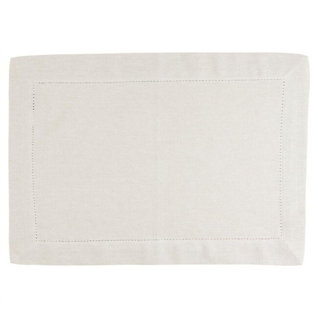Linen & More Indi Placemat ivoor 35x50cm (set of 4)