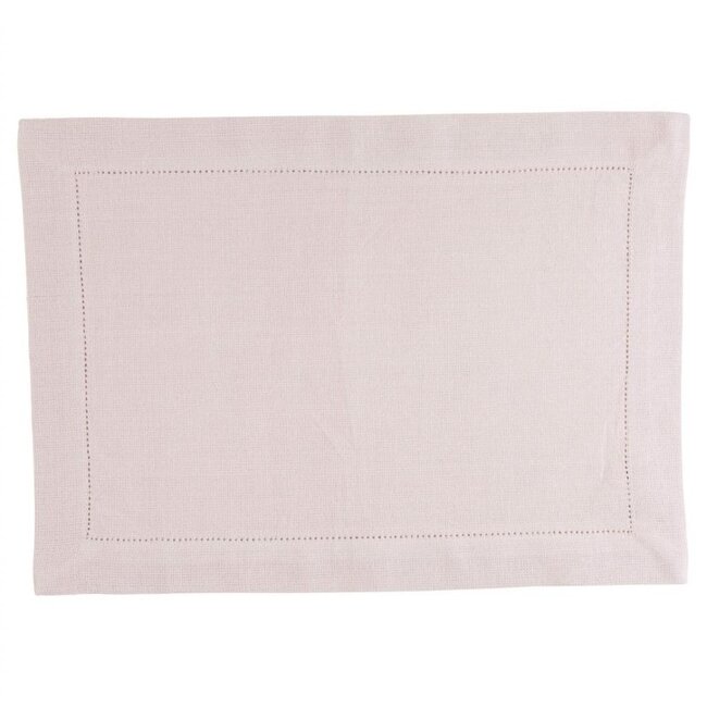 Linen & More Indi Placemat licht roze 35x50cm (set of 4)