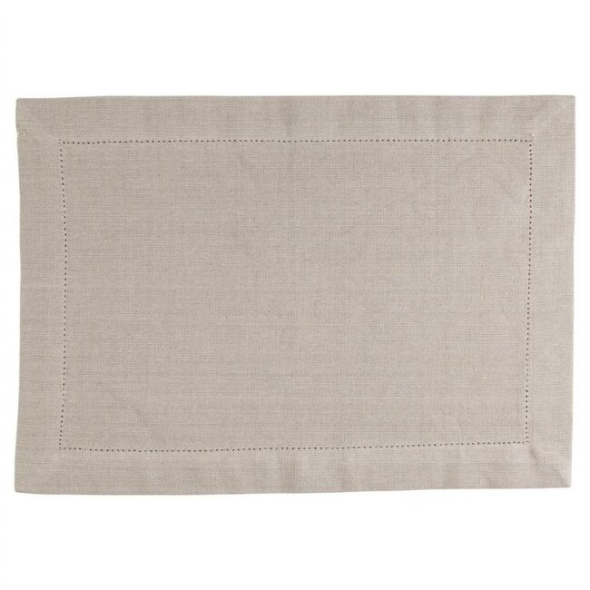 Linen & More Indi Placemat beige 35x50cm (set of 4)