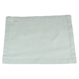 Linen & More Nena Recycled Cotton Placemat groen 35x50cm (set of 4)