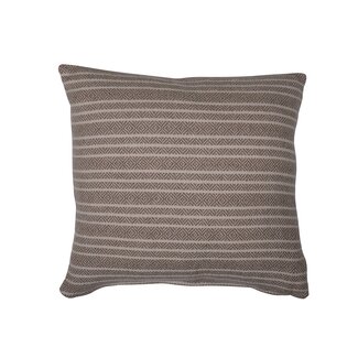 Linen & More Winford Graphic Wool kussen taupe 45x45cm