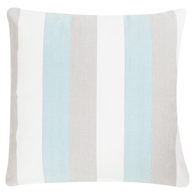 Linen & More Classic Stripe kussen blauw 50x50cm