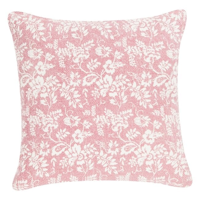 Linen & More Flower Garden kussen roze 45x45cm